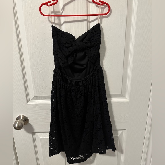 Black bow back dress - Picture 1 of 2